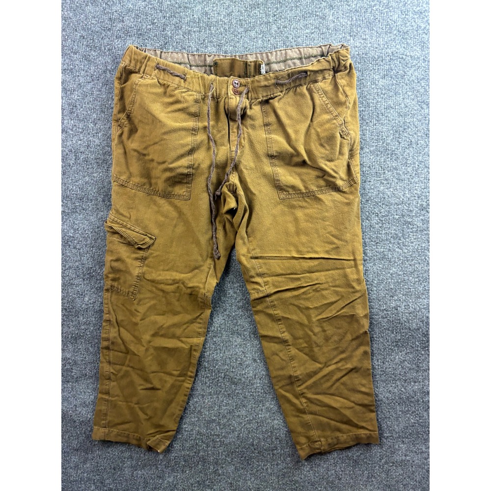 Hei Hei Anthropologie Cargo Pants Womens 8 Brown Drawstring Utility Tapered Leg